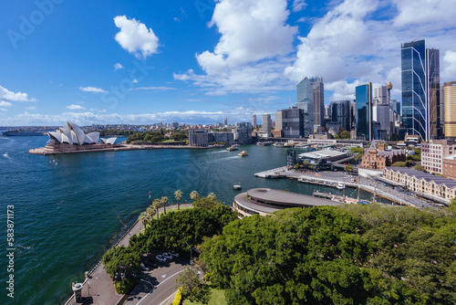 Sydney Skyline From The Harbour Bridge in Australia © FiledIMAGE