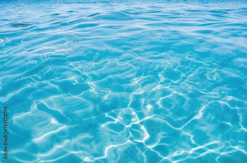 Abstract background blue water surface swimming pool,turquoise beach bluewater surface background © jes2uphoto