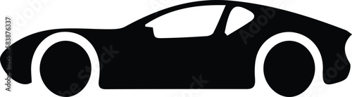 Vector Silhouette of Car