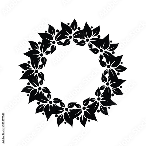 Vector Floral Silhouette 