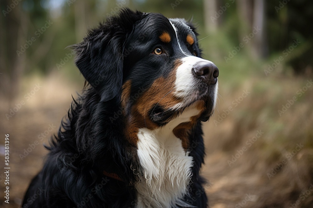 Bernese Mountain Dog Generative AI