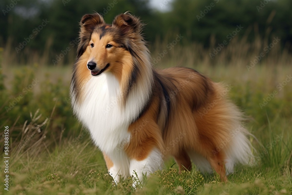 Shetland Sheepdog Generative AI Shetland Sheepdog Generative AI