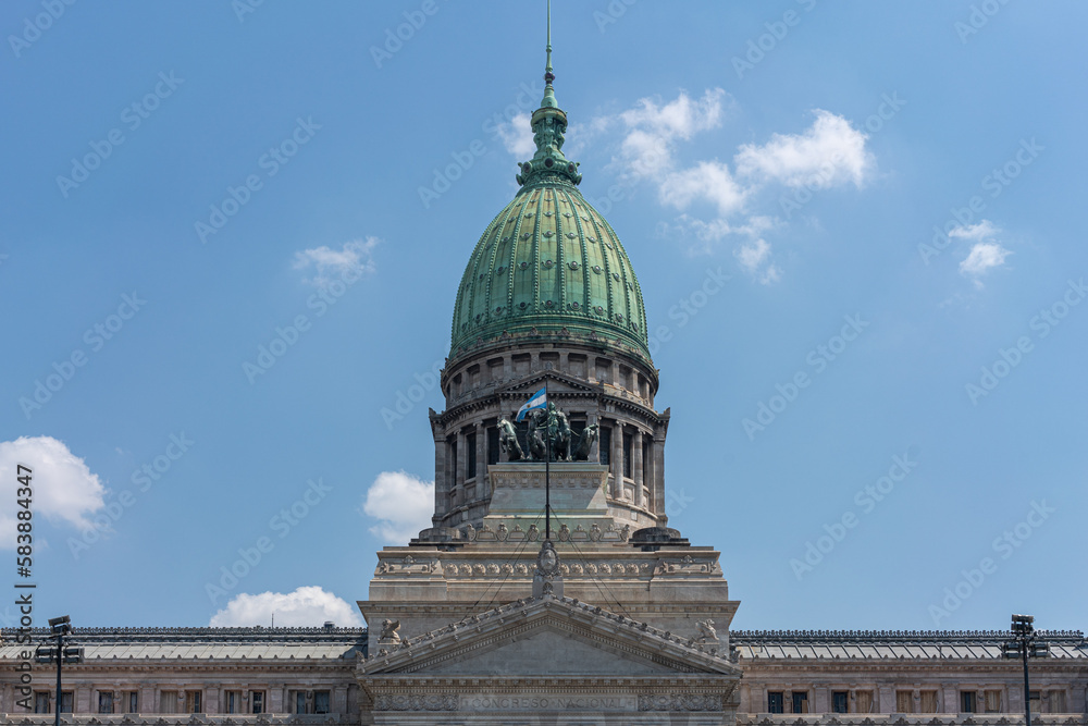 Fototapeta premium Congress building in Buenos Aires
