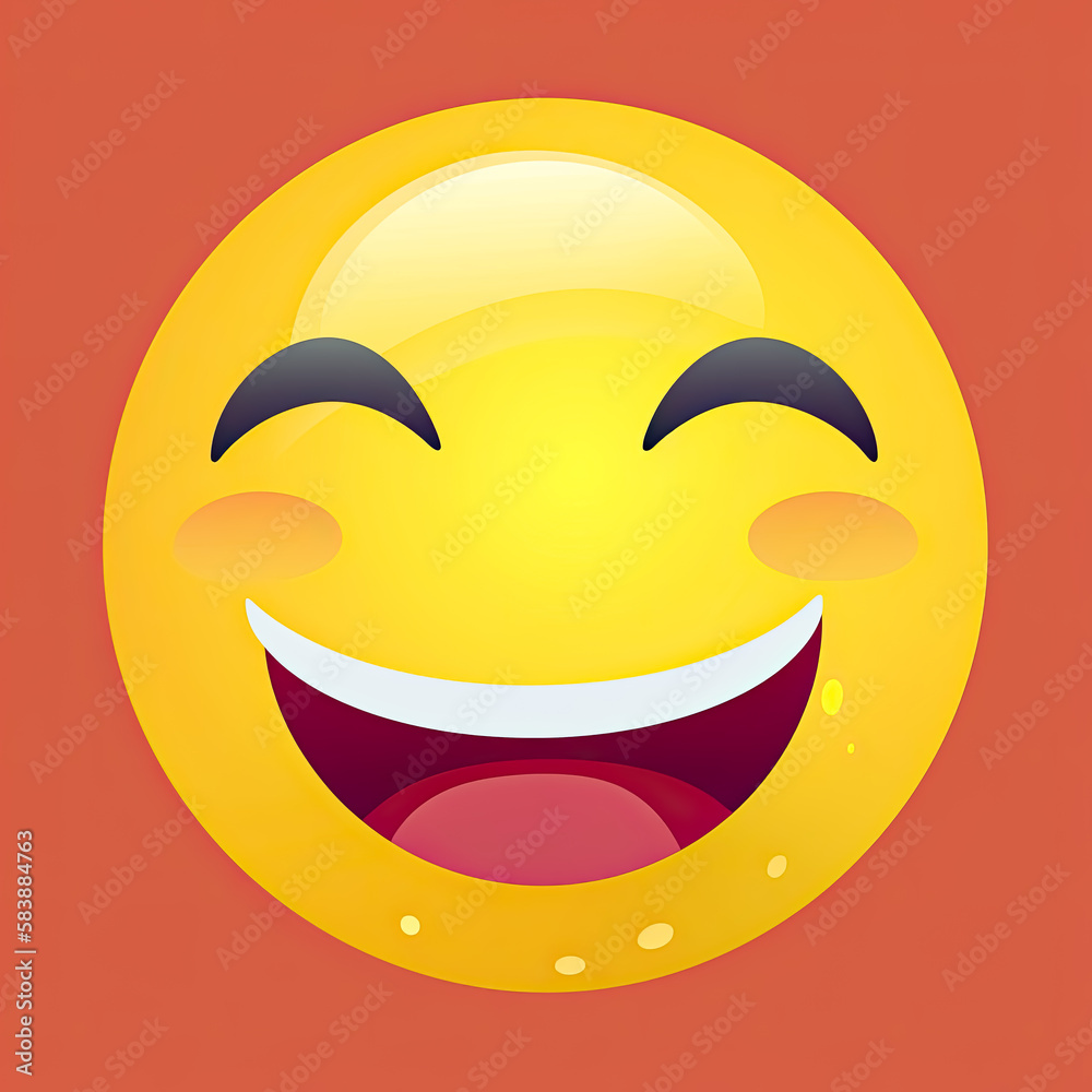 laughing face emogy 