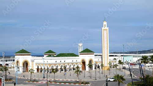 Beautiful mosque beside the sea