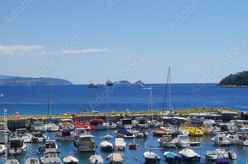 Dubrownik Chorwacja widok na port © Agnieszka