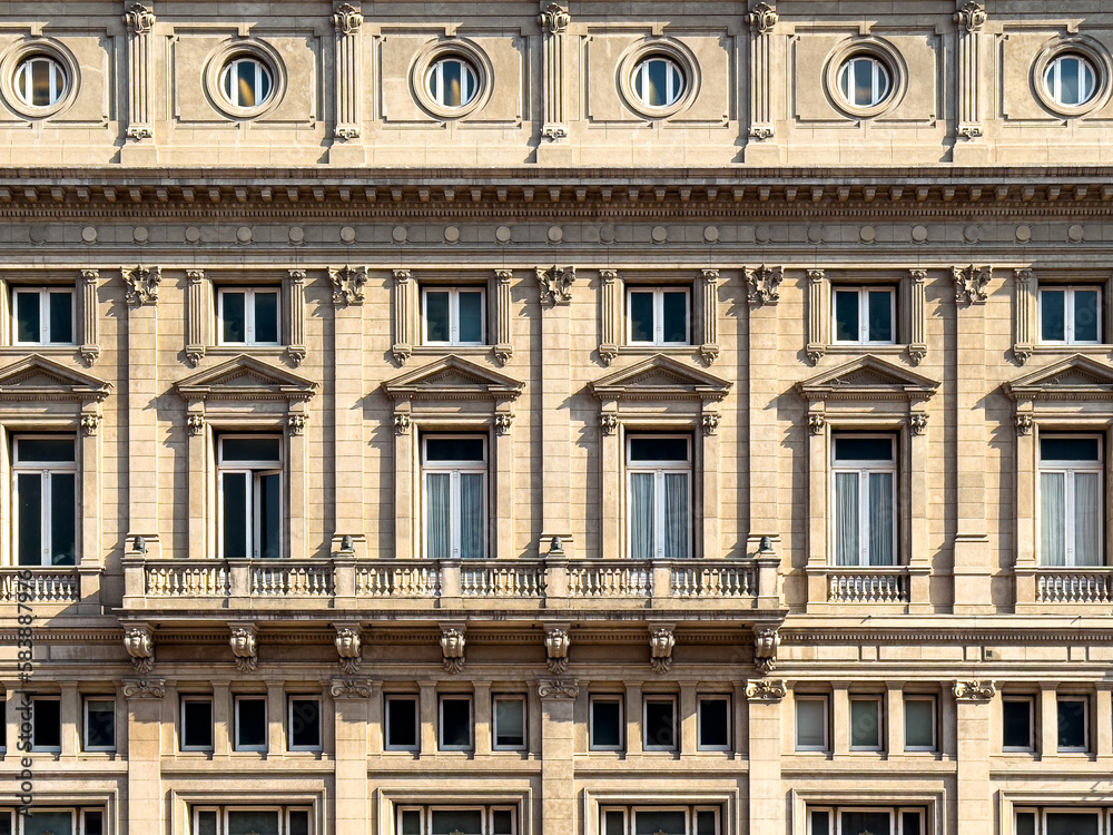 Building facade in Buenos Aires
