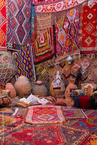 Carpet Display, Goreme, Nevsehir, Anatolia, Turkey Minor photo