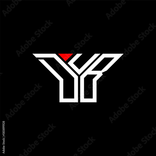 DUB letter logo creative design with vector graphic, DUB simple and modern logo.