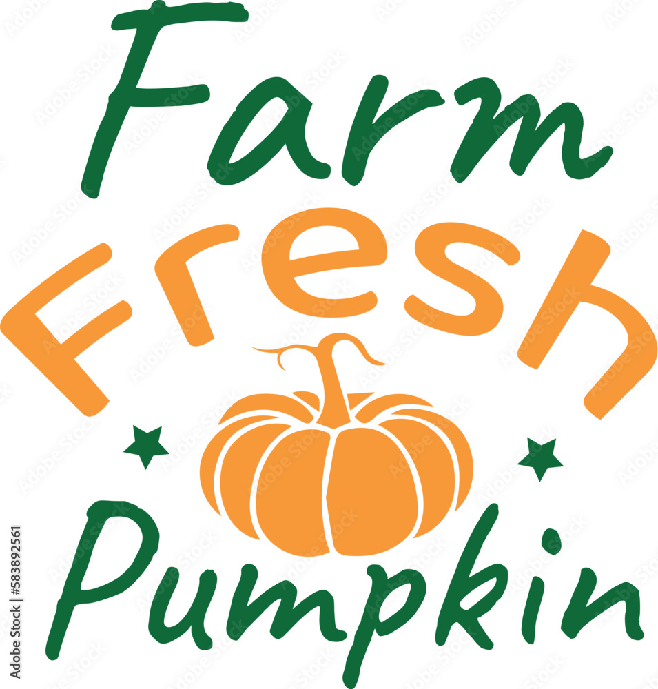 Fototapeta premium Pumpkin SVG design