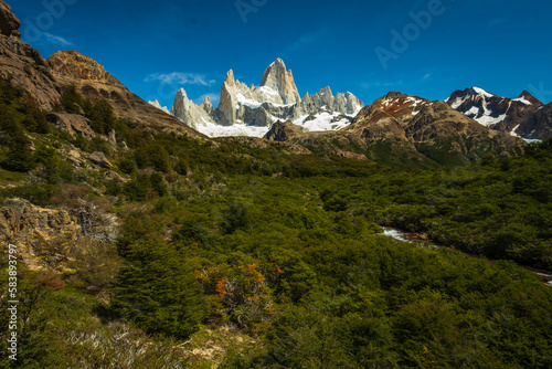 Mount Fitz Roy, Mountain in Patagonia photo