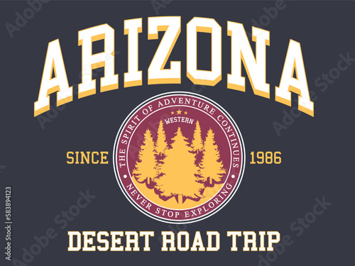varsity typography vector illustration, for t-shirt graphic.