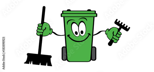 Container. Waste bin or litterbin. Garbage can, trash can. Trash bin or dust bin. Waste Recycling. Global day of recycling or America recycles day. Recycle and solid waste. Dustbin, Wheelie bin.