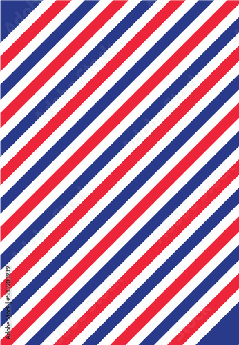 France flag color blue white red diagonal lines template lines vector illustration