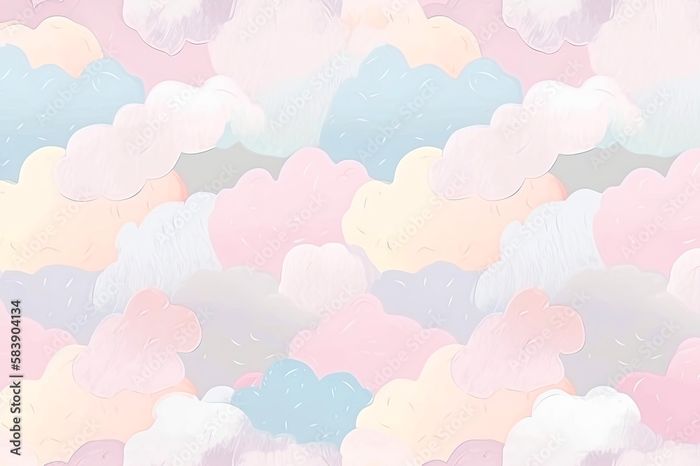watercolor background with clouds watercolor background with clouds
