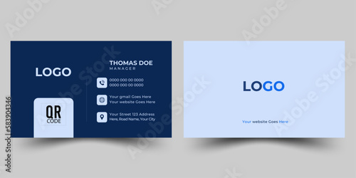 Modern business card design template