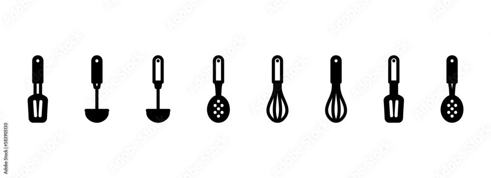 Simple vector icon on a theme kitchenware Simple vector icon on a theme kitchenware
