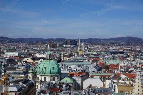 Vienna view from St Stephen Catheral