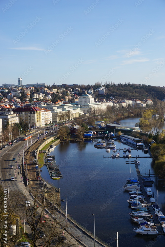 View from Vysehrad hill