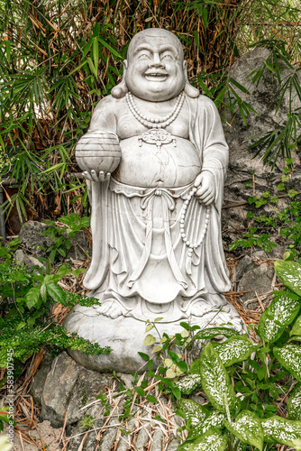 Central Vietnam, in the city of Hoi An, statues around the PHAP BAO Temple. 