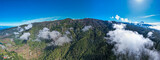 Aerial view of the Forest and mountains around La Caldera in Tenerife Spain