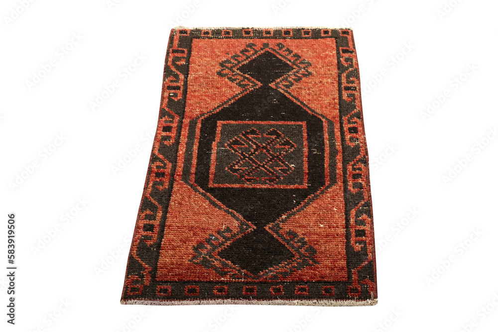 hand-woven, decorative wool Turkish carpet