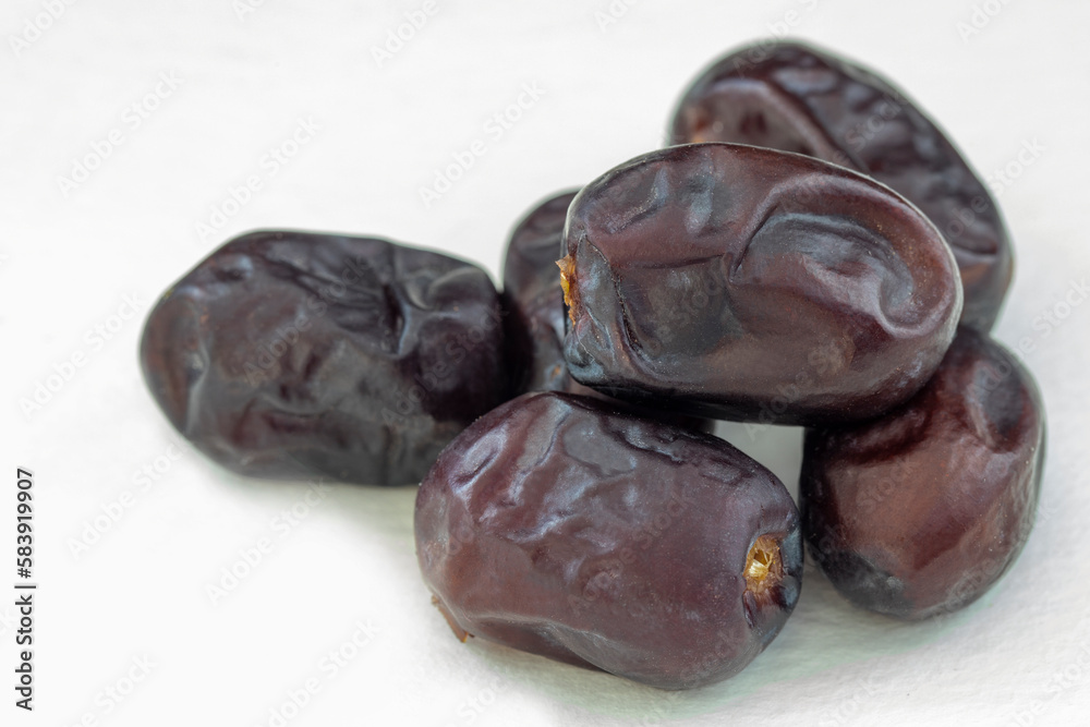 Natural fresh dates that Muslims eat while breaking their fast in Ramadan.