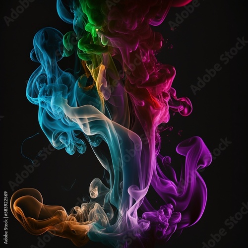 colorfull smoke background