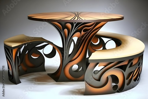 furniture created using AI Generative Technology