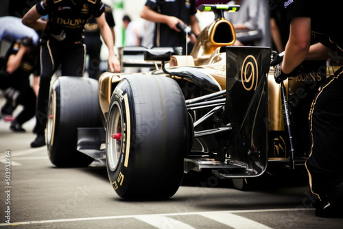 Fotografía Formula 1 Car, Racing F1 Cars, Pitstop.