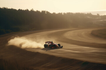 Ingelijste posters Formule 1 F1 raceauto tijdens pitstop actie  © Noize