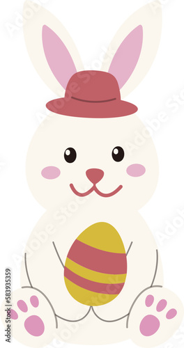 Cute Easter Bunny Pattern