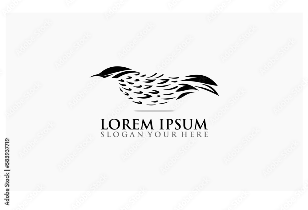 bird abstract vector concept design logo bird abstract vector concept design logo