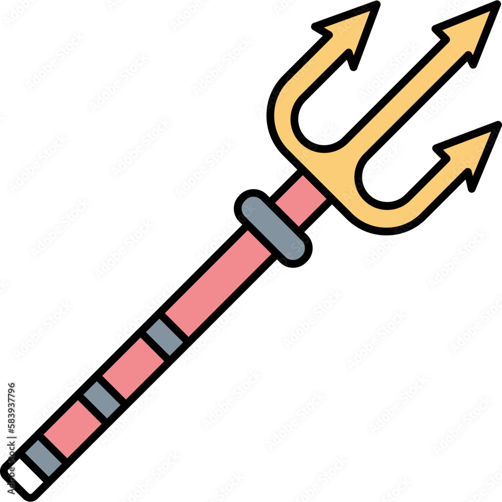 Bloody wand Trendy Color Vector Icon which can easily edit
