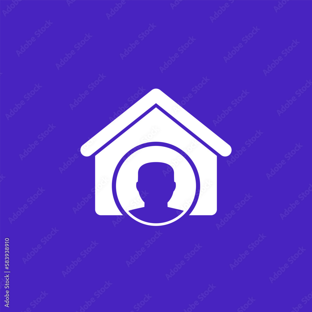 homeowner icon for web, vector homeowner icon for web, vector