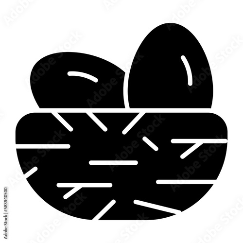 Nest Glyph Icon