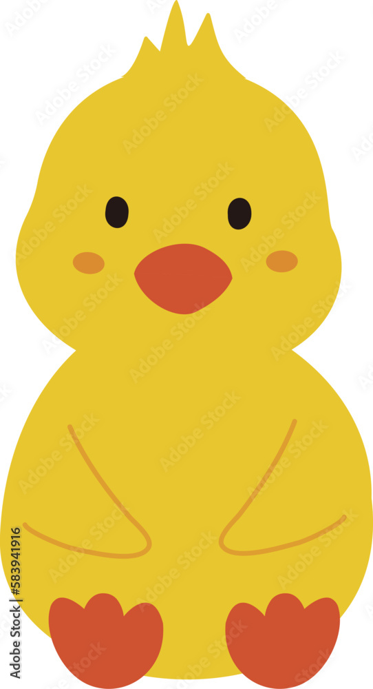 cute easter chick illustration cute easter chick illustration