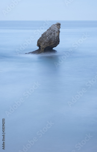 El Picon en la playa de Buelna  Llanes  Asturias