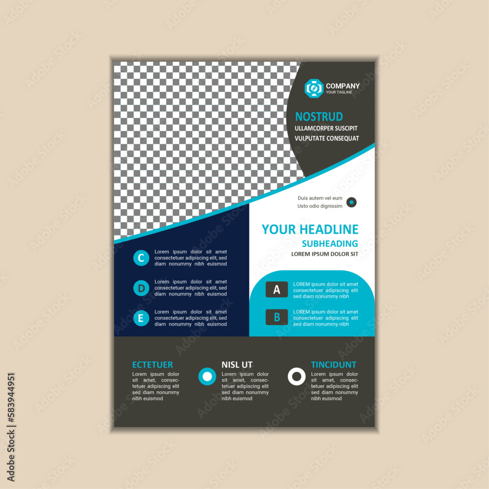 Modern Multipurpose Flyer Template - Fully Editable and Print Ready, A4 Size With Bleed. Modern Multipurpose Flyer Template - Fully Editable and Print Ready, A4 Size With Bleed.