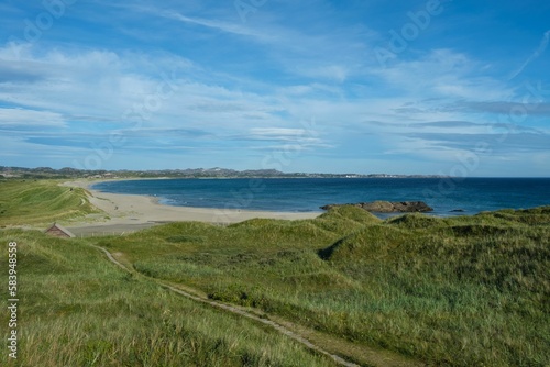 Beautiful coastal landscape in Norway