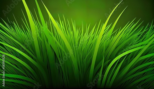 green grass texture background. Made with generative Ai © SUHERI
