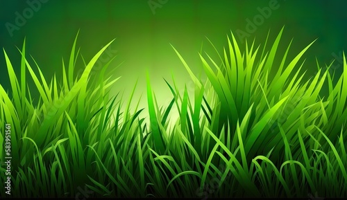 green grass texture background. Made with generative Ai