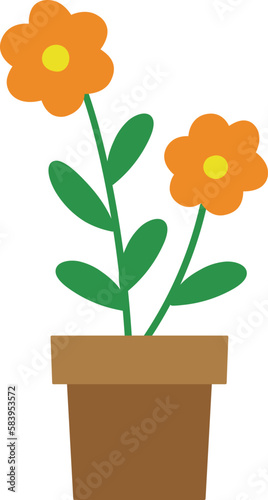 flowerpot illustration