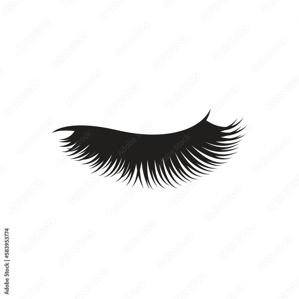 eyelashes logo icon design vector eyelashes logo icon design vector