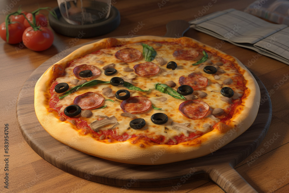 photo of juicy pizza