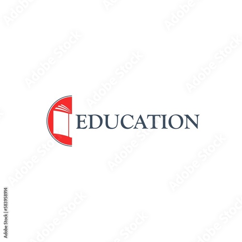 Online education logo template isolated on white background Free Download Online education logo template isolated on white background - GFXLoad
