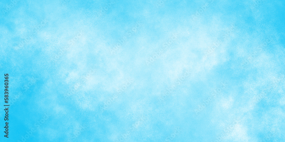 White and blue frozen ice surface color blurry and defocused Cloudy Blue Sky Background, blurred and grainy Blue powder explosion on white background, Classic hand painted Blue watercolor background.	