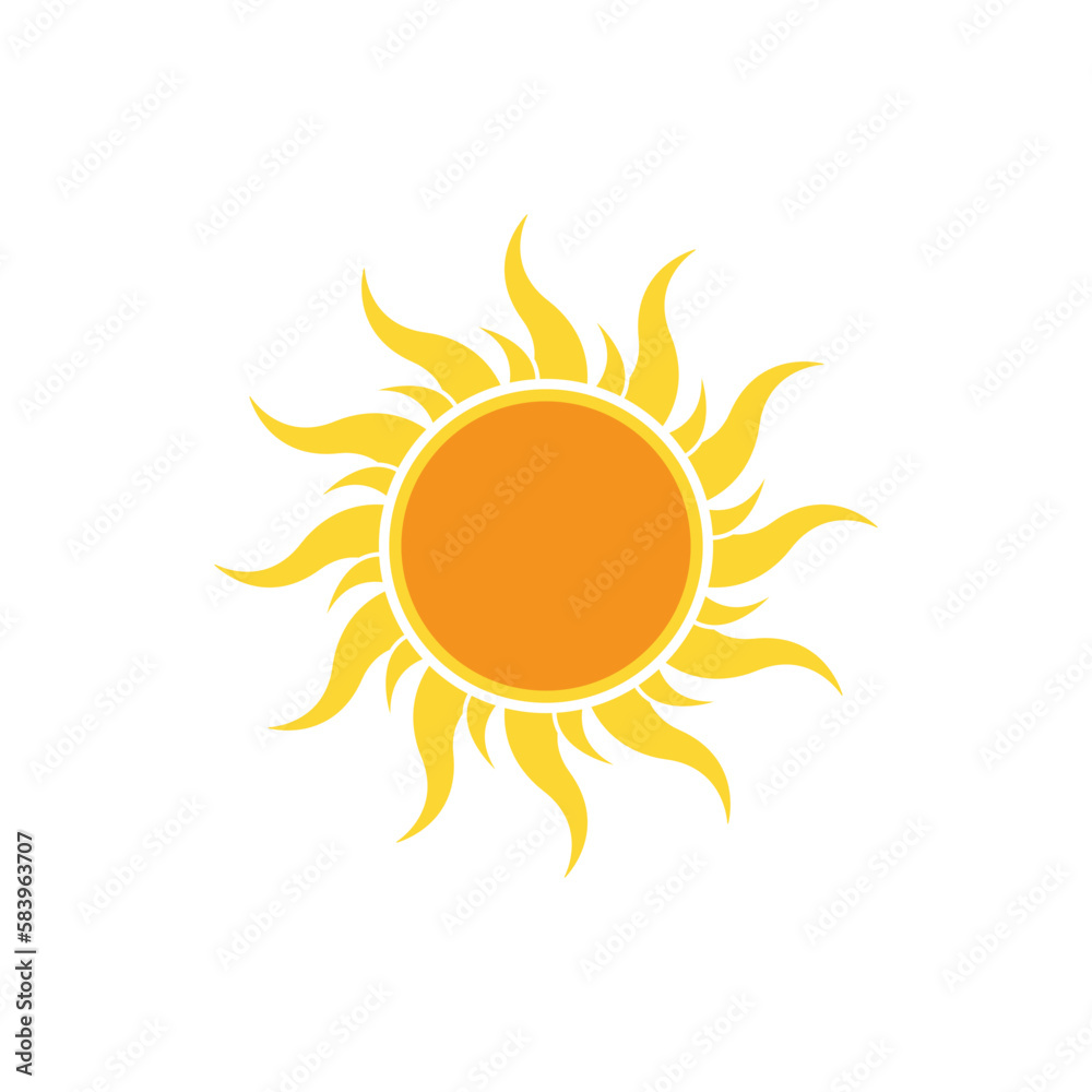 sun logo icon design vector sun logo icon design vector