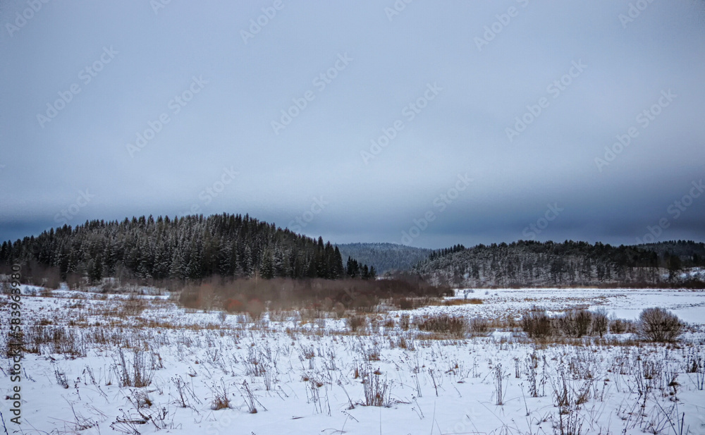 landscape in the mountains