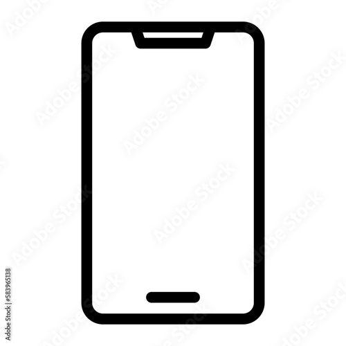 smartphone line icon